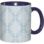 Tasse a cafe motif d'inspiration medievale baroque avec impression de tourbillons et de fleurs tasse ...