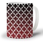 Tasse a cafe a motif marocain simple, ligne blanche, 330ml, tasse a the vintage degrade noir et rouge, ... Tasse a cafe a motif marocain simple, ligne blanche, 330ml, tasse a the vintage degrade noir et rouge, ...