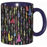 Tasse a cafe motif tendance avec des modeles de dessins animes de mode modernes portant des robes et ...