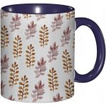 Tasse a cafe nature case motif de fleurs en aquarelles feuilles de branche de printemps florales rose ...