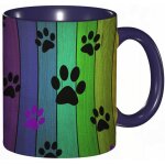 Tasse a cafe pattes de bois colorees impression de pied de chat de chiot animal, tasse de tasse coloree ... Tasse a cafe pattes de bois colorees impression de pied de chat de chiot animal, tasse de tasse coloree ...