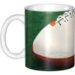 Tasse a cafe en porcelaine blanche avec ballon de rugby c cadeau pour les amateurs de cafe pour femme ...