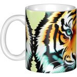 Tasse a cafe en porcelaine little fat tiger head c cadeau pour les amateurs de cafe pour femme maman ...