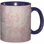 Tasse a cafe rose psychedelique tourbillon cravate colorant style torsade rose boheme impression spirale ...