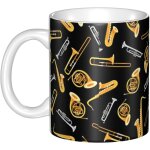 Tasses a cafe saxophone - trombone - lover - music de 11 oz tasses en ceramique blanche tasse a the nouveaute ...