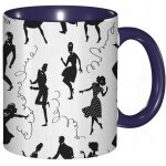 Tasse a cafe silhouette hommes et femmes dansant swing et rock and roll danses impression de fete nostalgique ... Tasse a cafe silhouette hommes et femmes dansant swing et rock and roll danses impression de fete nostalgique ...