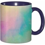 Tasse a cafe texture de papier a dessin pastel colore aquarelle lumineuse abstrait violet bleu vert jaune ...