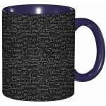 Tasse a cafe theme mathematique formule mathematique sujet scolaire. impression noir et blanc, tasse ...