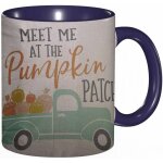 Tasse a cafe time meet me at the pumpkin patch harvest truck imprime gris tasse coloree pour le bureau ...
