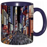 Tasse a cafe villes d'etats colorees du centre - ville de new york avec impression de broadway de style ...