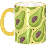 Tasse en ceramique, tasse d'avocat en tranches, tasse en ceramique, tasse a cafe, facile a tenir, tasse ...