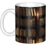 Tasses en ceramique de bibliotheque de salle de livres, parfaites pour le cafe, le the et le chocolat ...