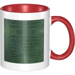 Tasse en ceramique tasse en peau d'alligator larges tasses de the cafe et chocolat chaud Tasse en ceramique tasse en peau d'alligator larges tasses de the cafe et chocolat chaud
