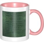 Tasse en ceramique tasse en peau d'alligator larges tasses de the cafe et chocolat chaud Tasse en ceramique tasse en peau d'alligator larges tasses de the cafe et chocolat chaud