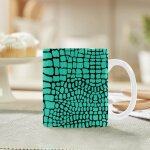 Tasse en ceramique de peau de crocodile ou d'alligator tasse de tasses a cafe classique de 11 onces pour ... Tasse en ceramique de peau de crocodile ou d'alligator tasse de tasses a cafe classique de 11 onces pour ...