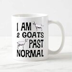 Tasse de ch�vre dr�le, je suis 2 ch�vres, tasse de th� a caf� de ch�vre normale, tasse de fermier cr�ative, ...