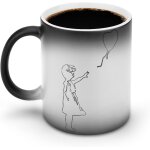 Tasse a changement de couleur ballon rouge banksy tasse a caf tasse thermos vaisselle en cramique rsistant ...