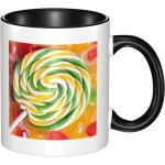 Tasse a changement de couleur coloree, bonbons, sucettes, nouveaute, tasse a the en ceramique, cadeau ...