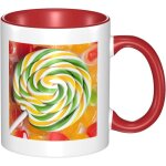 Tasse a changement de couleur coloree, bonbons, sucettes, nouveaute, tasse a the en ceramique, cadeau ...
