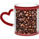 Tasse a changement de couleur drole de grains de cafe torrefies tasse a cafe en ceramique tasse de personnalit ...