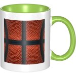 Tasse a changement de couleur minimaliste de sport de basket - ball, tasse a the en ceramique de nouveaute ...