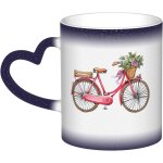 Tasse a changement de couleur retro rouge velo tasse a cafe en ceramique tasse de personnalite pour femmes ... Tasse a changement de couleur retro rouge velo tasse a cafe en ceramique tasse de personnalite pour femmes ...
