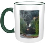 Tasse de chemin de fer de moteur de locomotive a vapeur tasse a cafe tasses a the cadeaux 11oz excellent ...