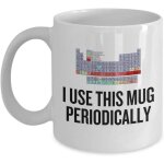 Tasse de chimie dr�le, id�e de tasse de professeur de chimie, j'utilise cette tasse p�riodiquement, tasse ...