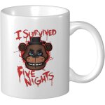 Tasse cinq nuits chez freddy's tasse  caf  la mode impression de clbrit tasse  th en ...