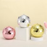 Tasse a cocktail en forme de boule disco de 600ml, avec paille, pour cocktail, discothque, bar, fte, ...