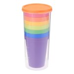 Tasse de costume arc - en - ciel portable 7 couleurs, tasse de pique - nique, tourisme, tasse de thé ... Tasse de costume arc - en - ciel portable 7 couleurs, tasse de pique - nique, tourisme, tasse de thé ...