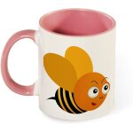 Tasse de couleur cadeau peinture insecte volant abeille grands yeux ailes jaunes, grande tasse a cafe ... Tasse de couleur cadeau peinture insecte volant abeille grands yeux ailes jaunes, grande tasse a cafe ...