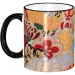 Tasse couleur peinture art graffiti tasse  caf tasse  th en cramique adapt  un usage domestique ...