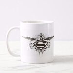 Tasse cr�nes superman avec logo de conception d'aigle tasse blanche tasse pr�sente nouveaut� tasse bo�te ...