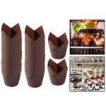 Tasse a cupcake en papier r�sistant a l'huile, 50 pi�ces, rev�tement pour cupcake, muffin de f�te de ...