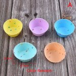 Tasse de cupcake en silicone, outil de cuisson, moule de cupcake et muffin pour bricolage, 5 pices