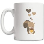 Tasse d'�cureuil mignonne, tasse de saint - valentin, tasse d'�cureuil mignonne, tasse d'�cureuil mignonne, ...
