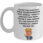 Tasse de directeur de club de golf donald trump, f�te d'anniversaire au bureau, cadeaux amusants pour ...