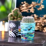 Tasse espresso jaune porcelaine de chine 5 x 0 x 6 cm