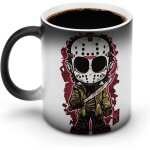 Tasse freddy krueger film d'horreur tasse de grande capacit�� chauffage magique tasse �� caf�� �� changement ...