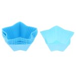Tasse a gteau en silicone en forme d'toile, ustensiles de cuisson, moule a cupcake, muffin, accessoires ...