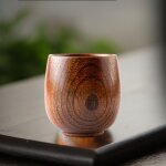 Tasses a grand ventre en bois d'�pic�a naturel, bouteille en bois, bi�re, th�, caf�, lait, pour la d�coration ...