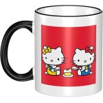 Tasse hello kitty grande capacit��, tasse �� caf�� en c��ramique, r��sistante �� la chaleur, cadeau d'annivers ...