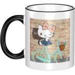 Tasse hello kitty grande capacit, tasse  caf en cramique, rsistante  la chaleur, cadeau d'annivers ...