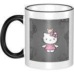 Tasse hello kitty grande capacit, tasse  caf en cramique, rsistante  la chaleur, cadeau d'annivers ...