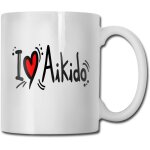 Tasse i love aikido, tasse  caf  la mode, tasse  th, tasse d'eau, vaisselle amusante, mignonne, ...