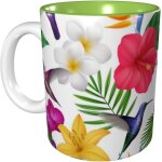 Tasse imprimee de bouquet de fleurs tropicales, tasses a cafe, cadeau d'anniversaire pour hommes femmes ...