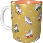 Tasse imprimee de patins a roulettes colores, tasses a cafe, cadeau d'anniversaire pour hommes femmes ... Tasse imprimee de patins a roulettes colores, tasses a cafe, cadeau d'anniversaire pour hommes femmes ...