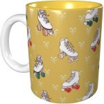 Tasse imprimee de patins a roulettes colores, tasses a cafe, cadeau d'anniversaire pour hommes femmes ... Tasse imprimee de patins a roulettes colores, tasses a cafe, cadeau d'anniversaire pour hommes femmes ...