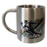 Tasse inox double paroi handball 200 ml